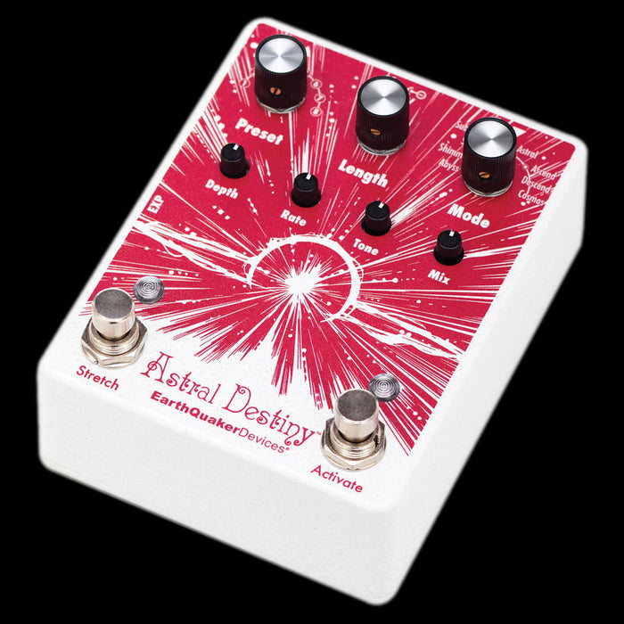 EarthQuaker Devices Astral Destiny Octave Reverb Front Angle Right