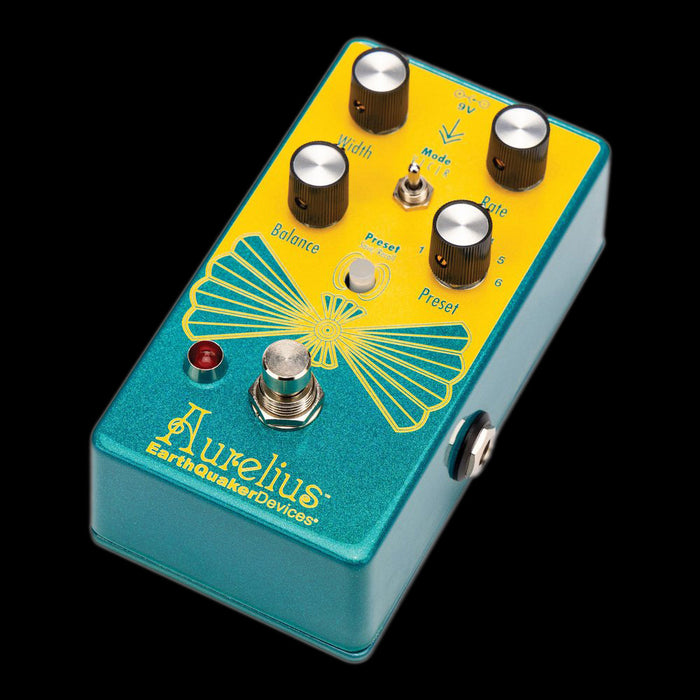 EarthQuaker Devices Aurelius Tri-Voice Chorus Pedal Front Angle