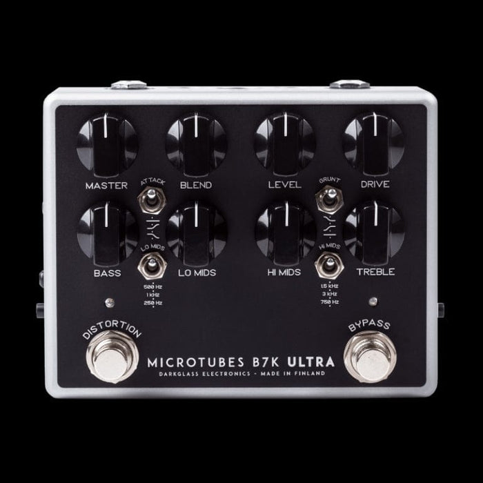 Darkglass Electronics Microtubes B7K Ultra V2 Bass Preamp Overdrive Effect  Pedal with Aux-In