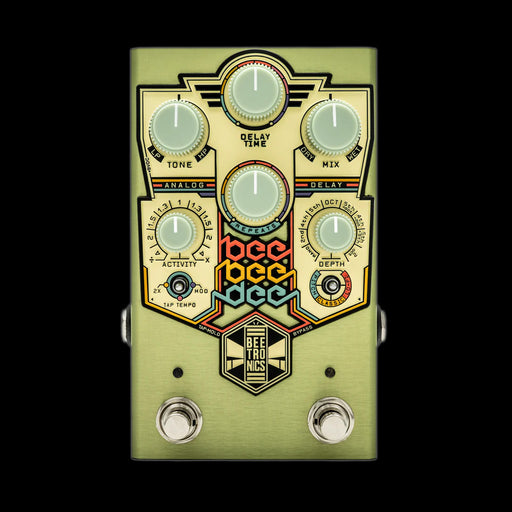 Beetronics FX BeeBeeDee Delay Pedal Front 