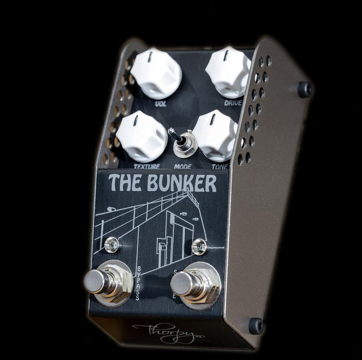 Thorpy FX The Bunker Overdrive Guitar Effect Pedal Front Angle