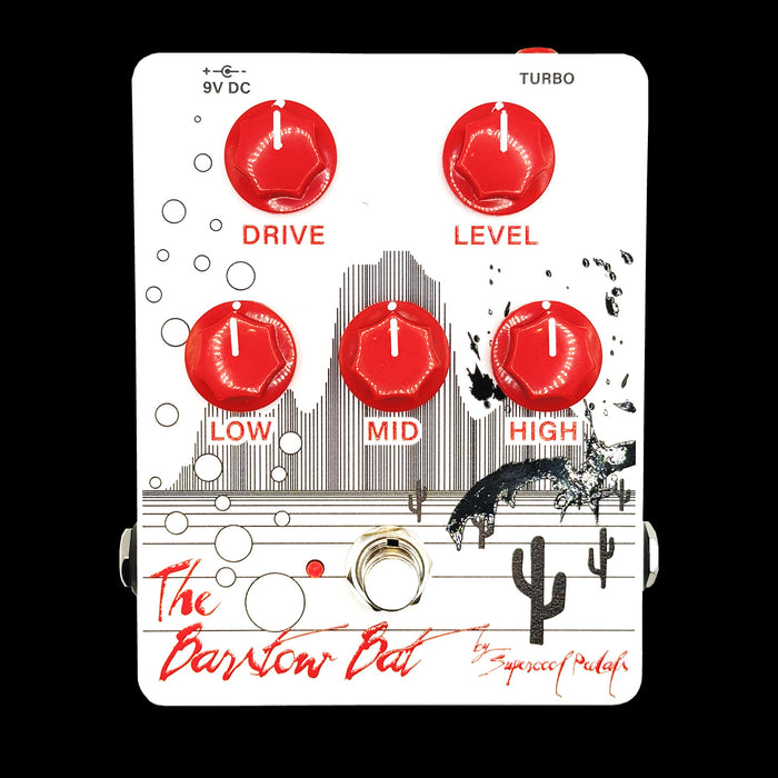 Supercool The Barstow Bat Distortion Pedal Front Closer