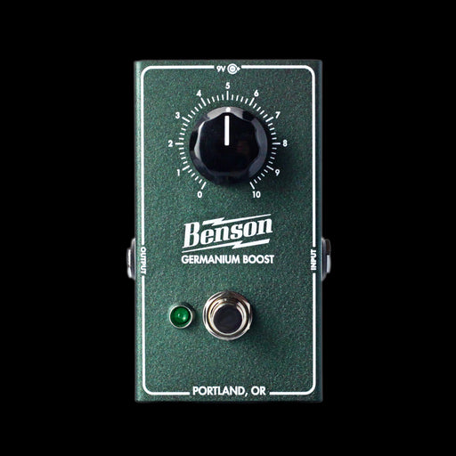 Benson Germanium Boost Pedal Front 