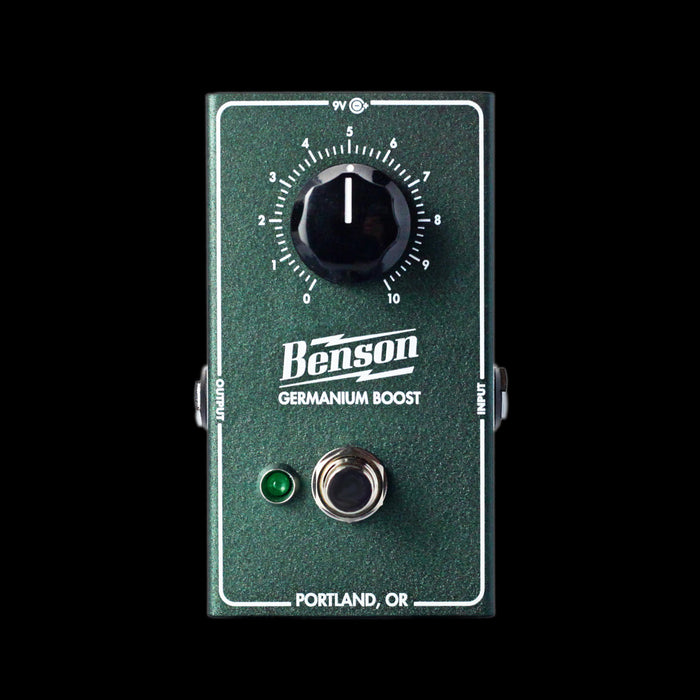 Benson Germanium Boost Pedal Front 
