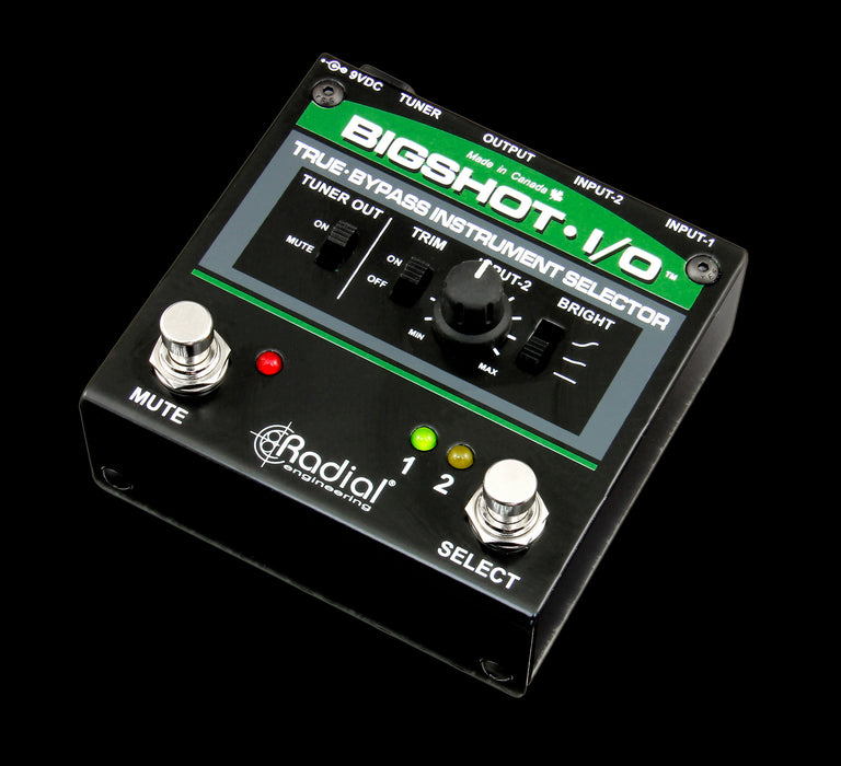 Radial Engineering BigShot I/O True Bypass Instrument Selector Right