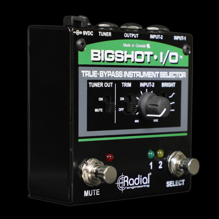 Radial Engineering BigShot I/O True Bypass Instrument Selector Left