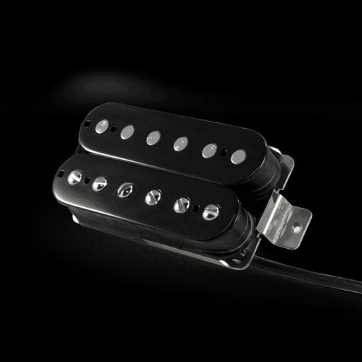 Lindy Fralin Pure P.A.F Humbucker Polished Nickel Bridge Pickup 8.2k Black Bobbins