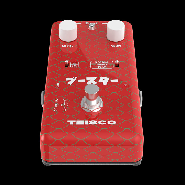 Teisco Boost Guitar Effect Pedal Front Angle Up