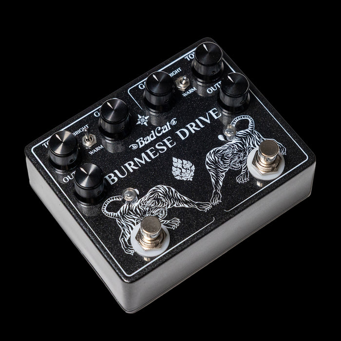 Bad Cat Burmese Dual Vintage Overdrive Pedal Angle