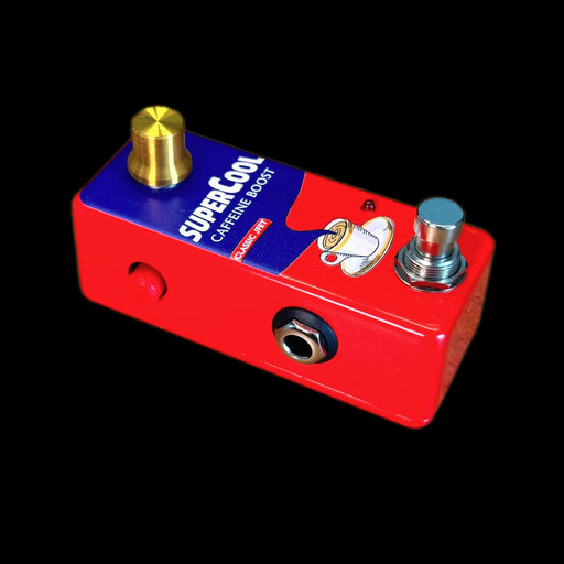 Supercool Caffeine Boost Classic JFET Booster Pedal Angle