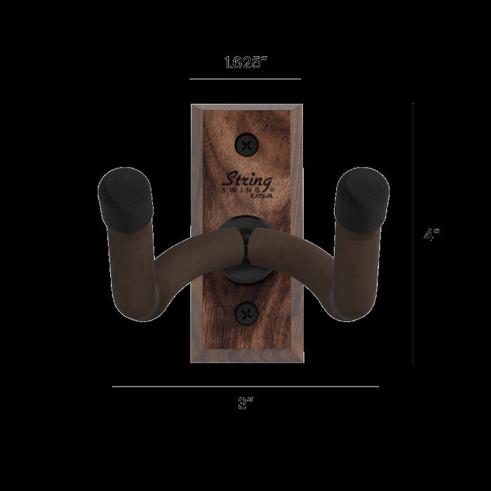 String Swing Wooden Guitar Wall Mount - Oak - CC01K-O Front