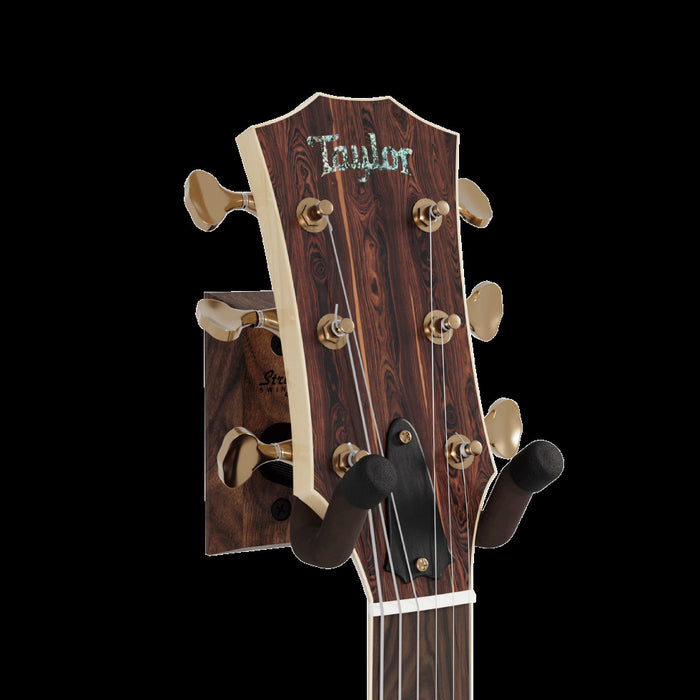 String Swing Wooden Guitar Wall Mount - Black Walnut - CC01K-BW Acoustic Headstock