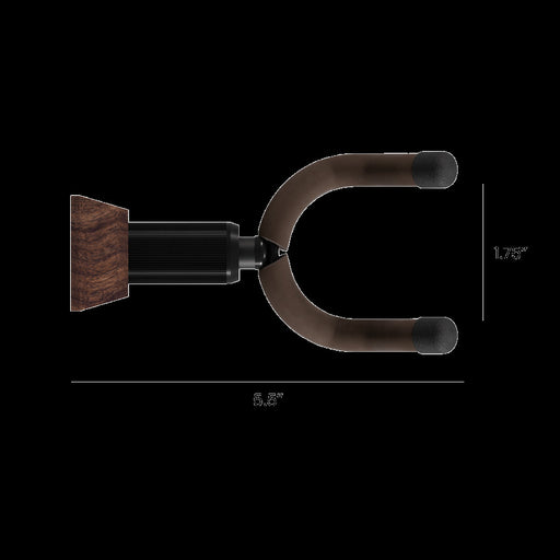 String Swing Wooden Guitar Wall Mount - Oak - CC01K-O Top