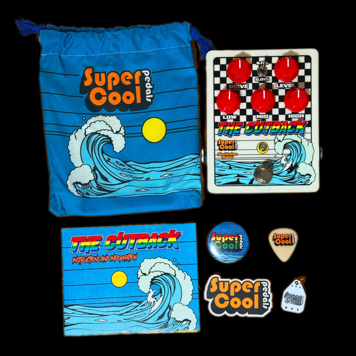 Supercool The Cutback Overdrive/Distortion Pedal Case Candy