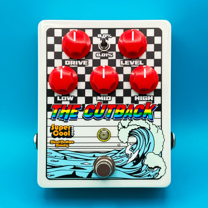 Supercool The Cutback Overdrive/Distortion Pedal Blue BG