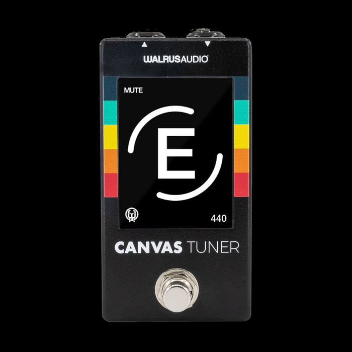 horizontal tuner pedal Walrus Audio Canvas Tuner Pedal — Truetone Music