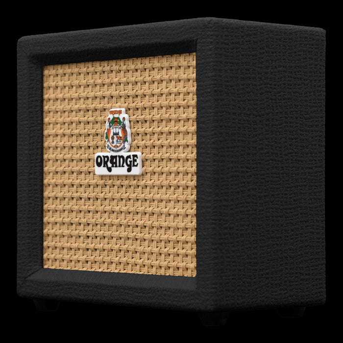 Orange Crush Mini 3-watt Micro Guitar Amp Combo - Black Front Angle