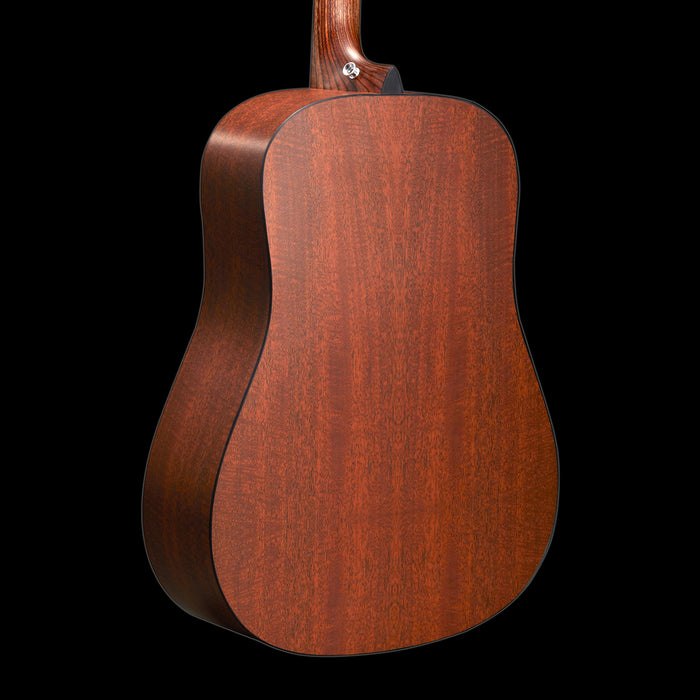 Martin D-X1E Mahogany Acoustic-Electric Guitar Back Crop