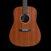 Martin D-X1E Mahogany Acoustic-Electric Guitar Front Crop