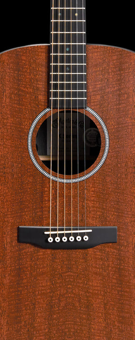 Martin D-X1E Mahogany Acoustic-Electric Guitar Rosette