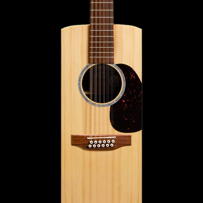 Martin D-X2E 12-String Brazilian Rosewood Acoustic Electric Guitar Closeup Front