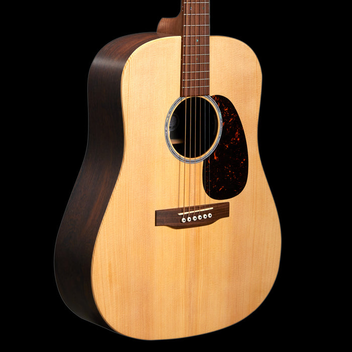 Martin D-X2E Brazilian Rosewood Acoustic-Electric Guitar Front Angle