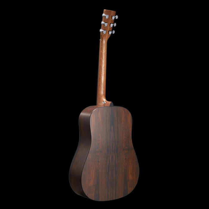 Martin D-X2E Brazilian Rosewood Acoustic-Electric Guitar Back