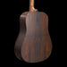 Martin D-X2E Brazilian Rosewood Acoustic-Electric Guitar Back Crop