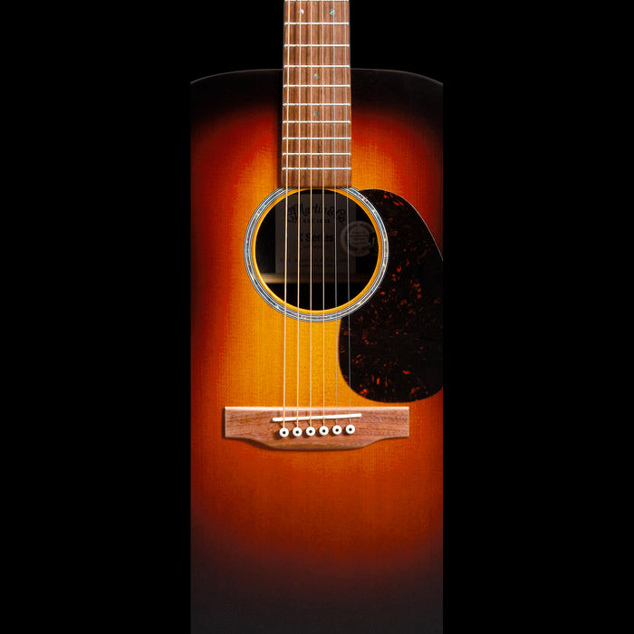 Martin D-X2E Ziricote Burst Acoustic-Electric Guitar Rosette