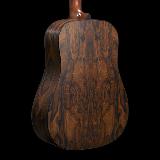 Martin D-X2E Ziricote Burst Acoustic-Electric Guitar Back Crop