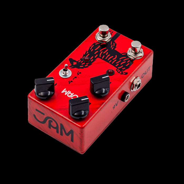 Jam Pedals Delay Llama Analog Delay Mk-3 Guitar Effect Pedal Top Angle Left