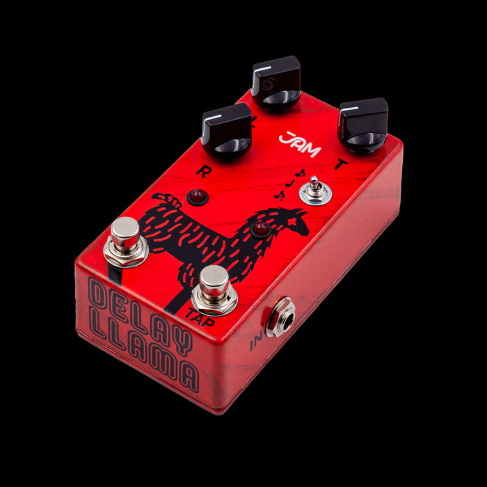 Jam Pedals Delay Llama Analog Delay Mk-3 Guitar Effect Pedal Angle Left