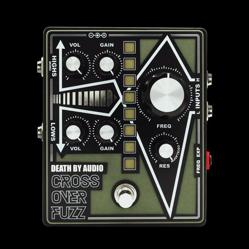 Death by Audio Crossover Fuzz Pedal Front No Light