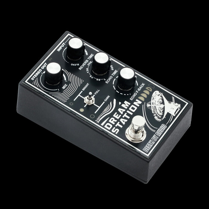 Death by Audio Destroyer Series Dream Station Stereo Reverb Pedal Diagonal