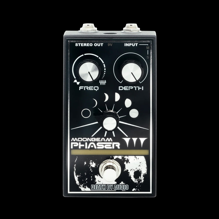 Death by Audio Destroyer Series Moonphaser Phase Pedal Front