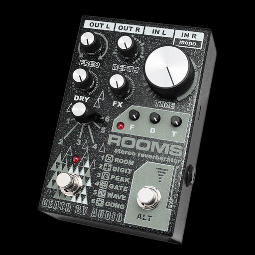 Death By Audio Rooms Stereo Reverb Guitar Effect Pedal