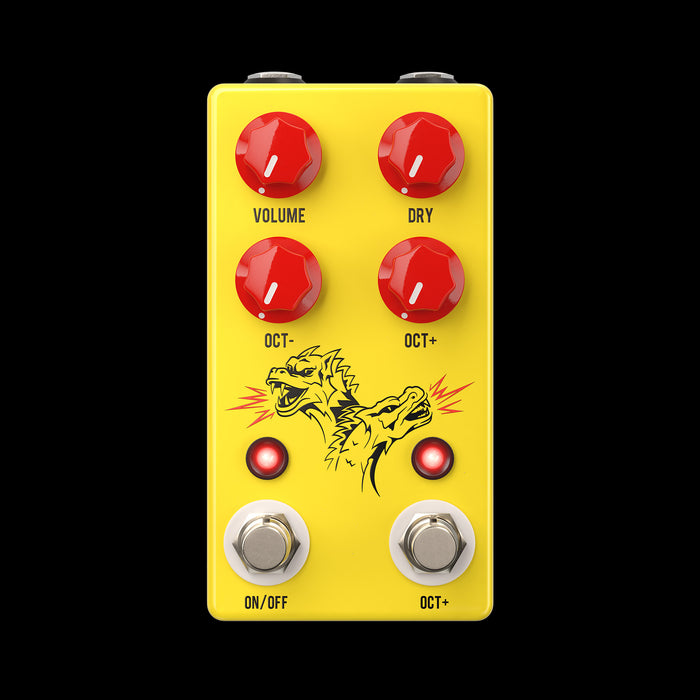 JHS Double Dragon Lo-Fi Octave Device Octave Pedal Front