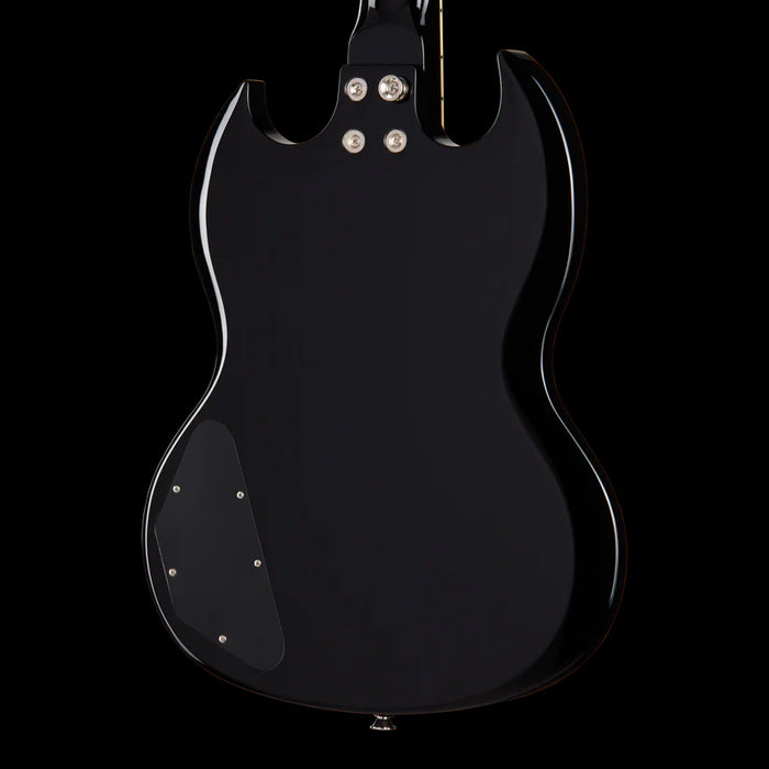 Epiphone SG Tribute Plus Ebony Burst Back Crop