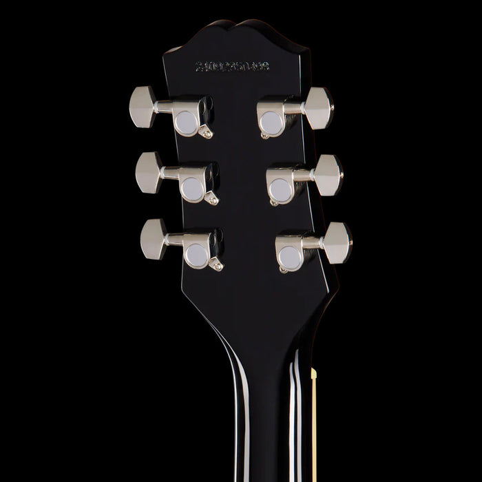 Epiphone SG Tribute Plus Ebony Burst Headstock Back