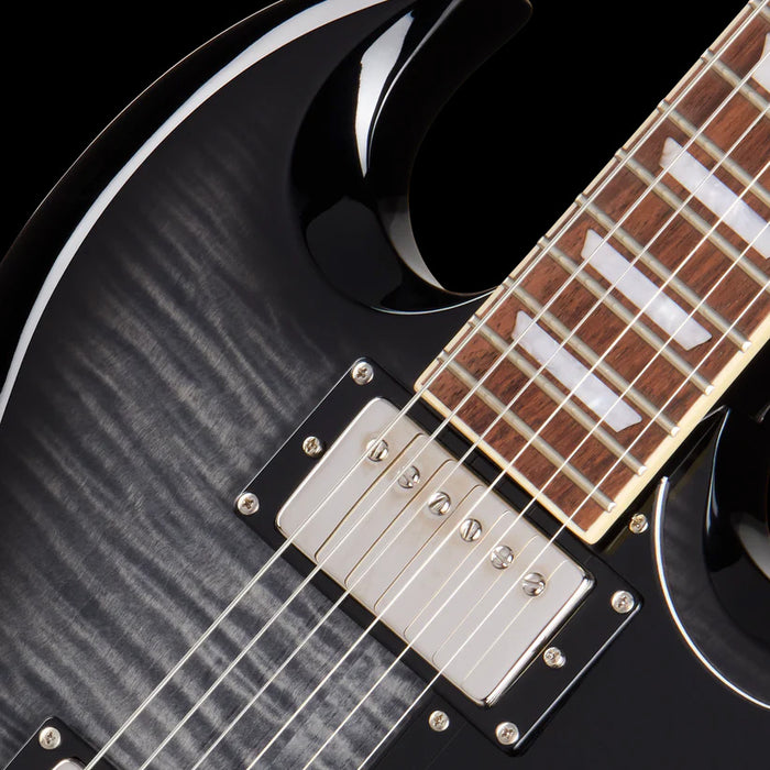 Epiphone SG Tribute Plus Ebony Burst Pickups