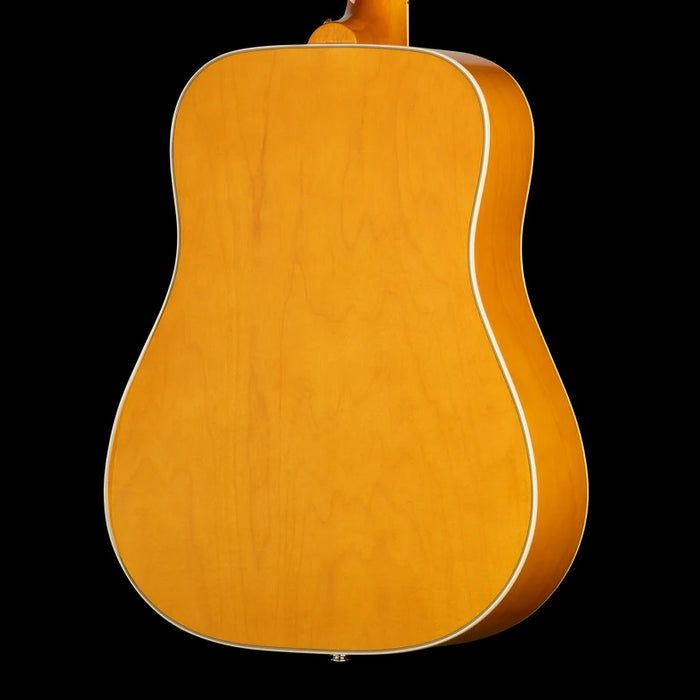 Epiphone Dove Studio Natural Acoustic Electric Guitar Back Crop