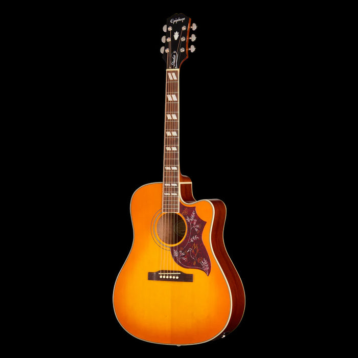 Epiphone Hummingbird Studio EC Heritage Cherry Sunburst Front 