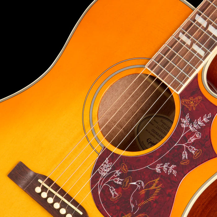 Epiphone Hummingbird Studio EC Heritage Cherry Sunburst Soundhole