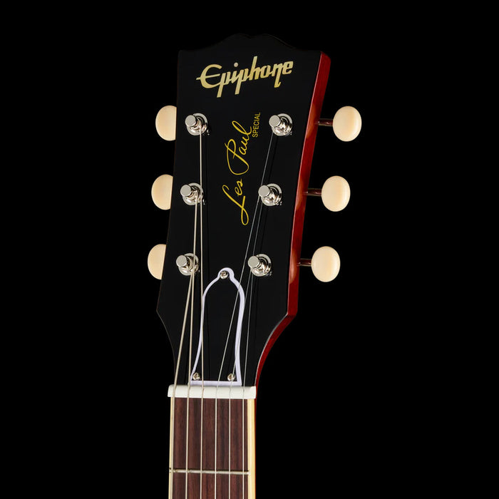 Epiphone IGC 1960 Les Paul Special Double Cut Reissue Cherry Red Headstock 