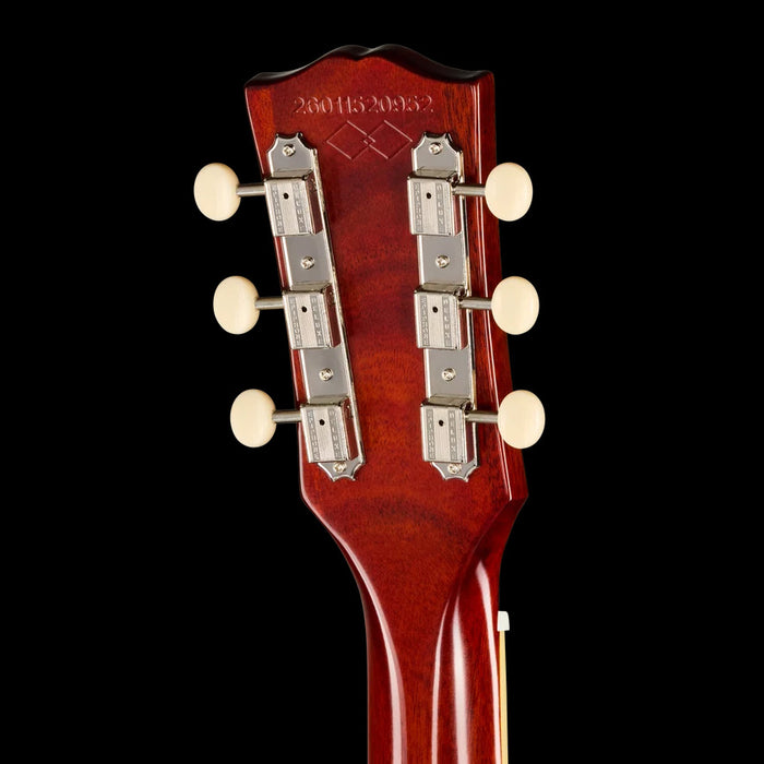 Epiphone IGC 1960 Les Paul Special Double Cut Reissue Cherry Red Headstock Back 