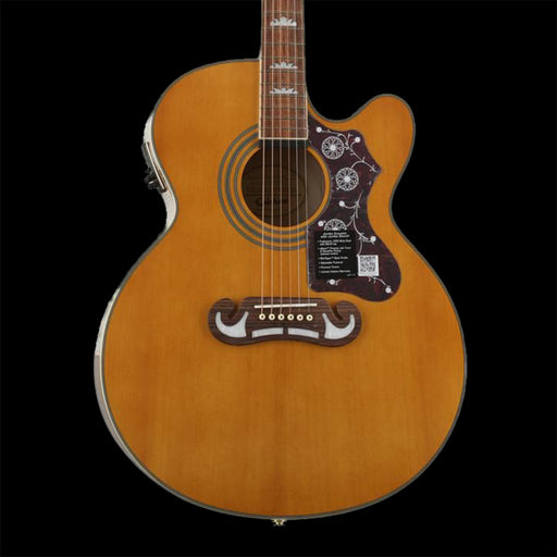 Epiphone EJ-200SCE Solid Top Vintage Natural Acoustic Guitar