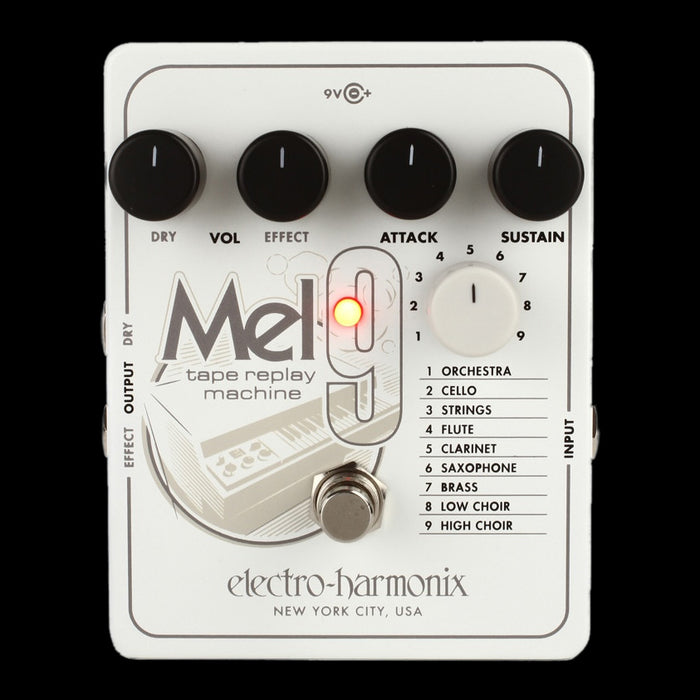 mel9 pedal Electro-Harmonix MEL9 Tape Replay Machine Pedal — Truetone Music