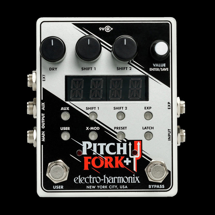 pitch shifter guitar pedal Electro-Harmonix Pitch Fork+ Polyphonic Pitch Shifter/Harmony Pedal Gu — Truetone Music