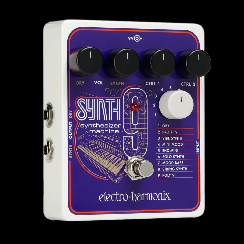 Electro-Harmonix Synth9 Synthesizer Machine Effect Pedal — Truetone Music