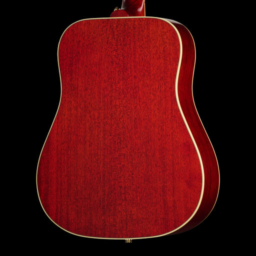 Epiphone Hummingbird Standard Cherry Sunburst Back Crop
